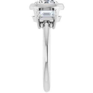 Willa — Round 14K White Gold, 1.5 ct, view 4