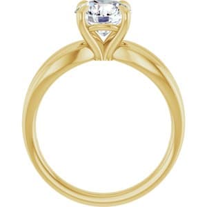 Ximena — Round 14K Yellow Gold, 1.5 ct, view 2