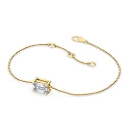 14K Yellow Gold Lab Grown Diamond BRACELET 0.73 ctw SJBR20054EM-0.75CT