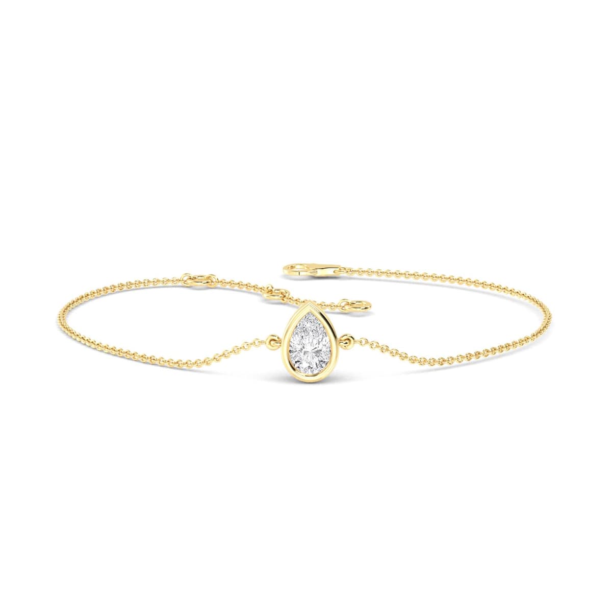 14K Yellow Gold Lab Grown Diamond BRACELET 0.50 ctw SJBR20105PE-0.50CT