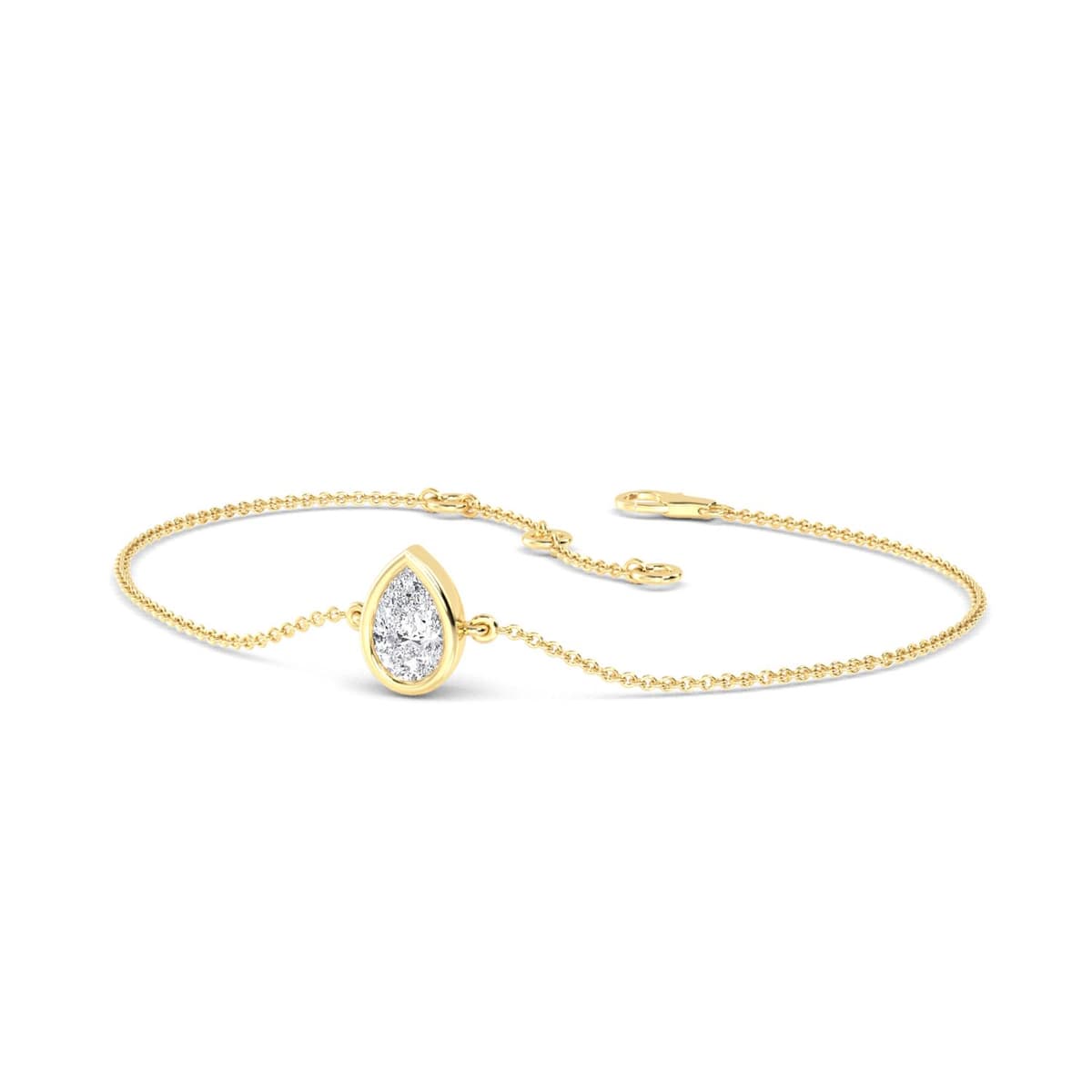 14K Yellow Gold Lab Grown Diamond BRACELET 0.50 ctw SJBR20105PE-0.50CT