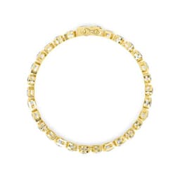 14K Yellow Gold Lab Grown Diamond BRACELET 6.68 ctw SJBR20202MS-0.20CT-7IN