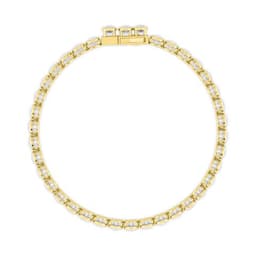 14K Yellow Gold Lab Grown Diamond BRACELET 11.00 ctw SJBR20337CU-0.30PT-7IN