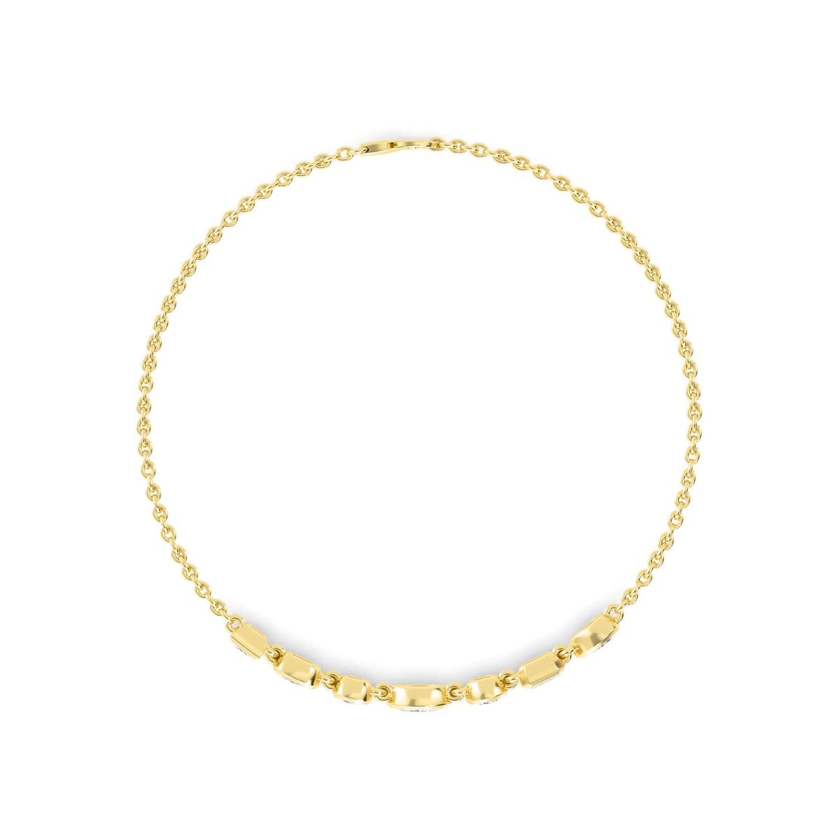 14K Yellow Gold Lab Grown Diamond BRACELET 0.77 ctw SJBR20353MS-0.75CT