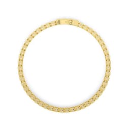 14K Yellow Gold Lab Grown Diamond BRACELET 5.98 ctw SJBR20362EM-0.11PT-7IN