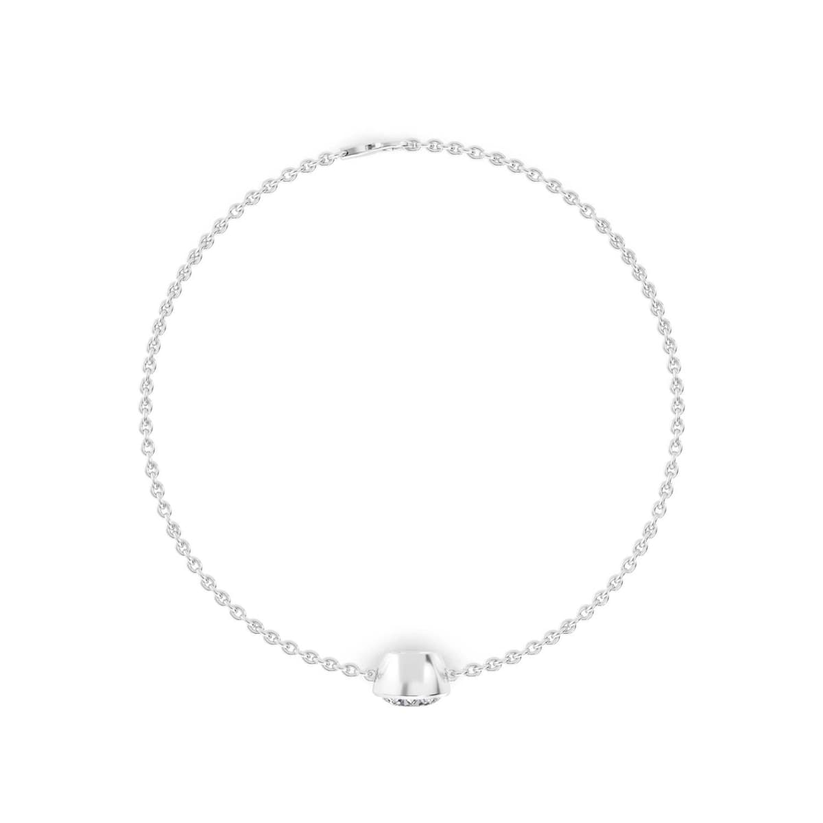14K White Gold Lab Grown Diamond BRACELET 1.00 ctw SJBR20399-1.00CT