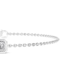 14K White Gold Lab Grown Diamond BRACELET 1.00 ctw SJBR20399RDT-1.00CT