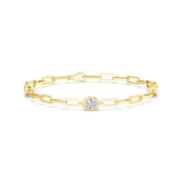 14K Yellow Gold Lab Grown Diamond BRACELET 2.14 ctw SJBR20458OV-0.72CT-7IN