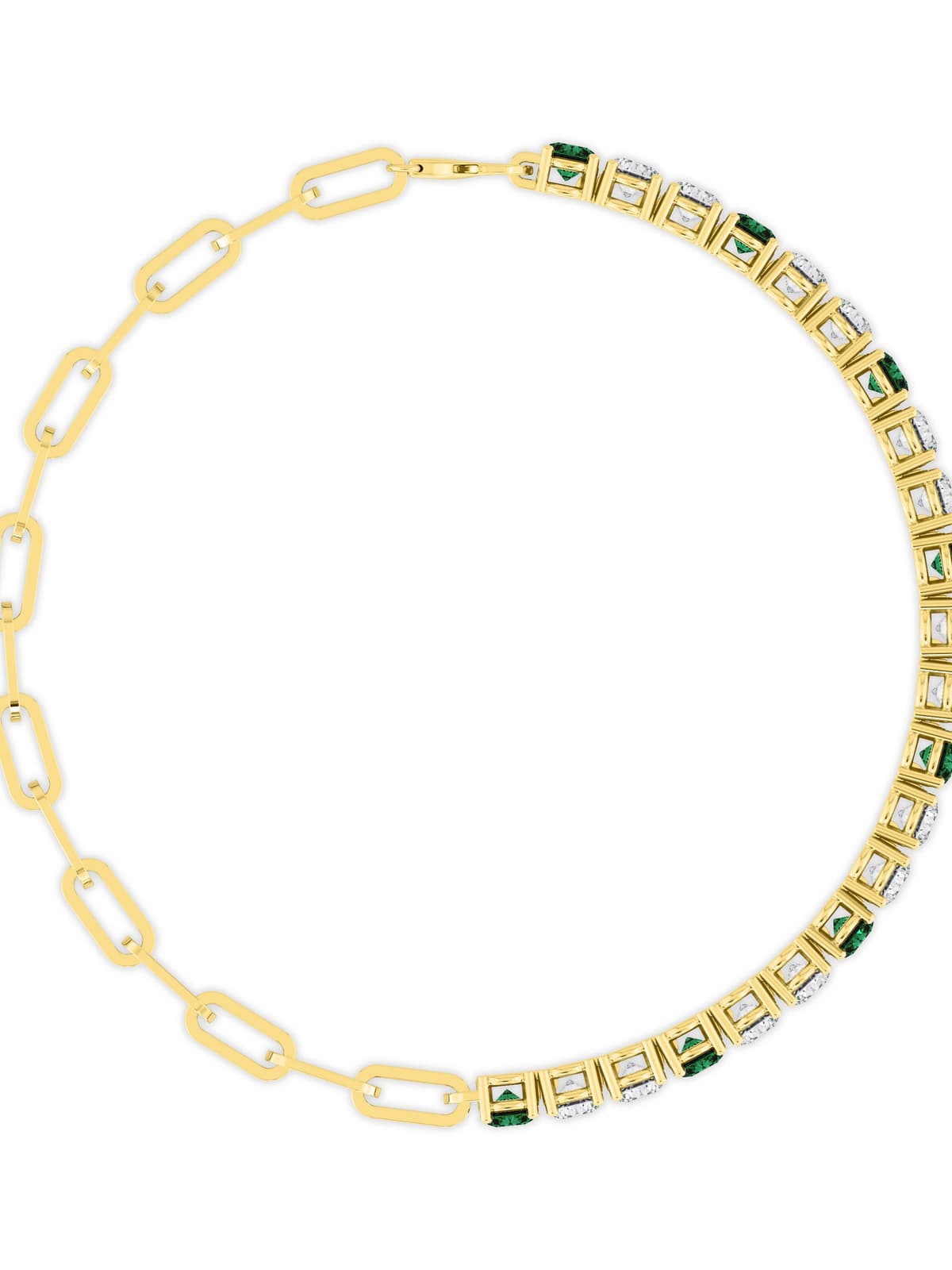 14K Yellow Gold Lab Grown Diamond Bracelet 4.43 ctw SJBR20463-4.63CT-7IN