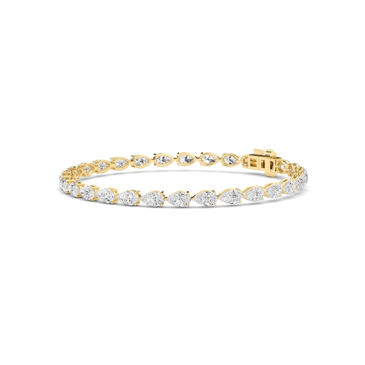 14K Yellow Gold Lab Grown Diamond BRACELET 5.61 ctw SJBR20464PE-0.15CT-7IN