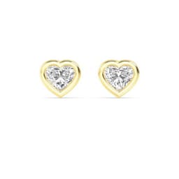 14K Yellow Gold Lab Grown Diamond EARRINGS 1.01 ctw SJE32903HT-1.00CT