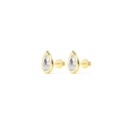 14K Yellow Gold Lab Grown Diamond EARRINGS 0.54 ctw SJE32903PE-0.50CT