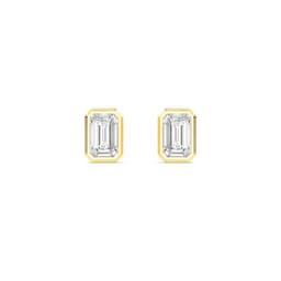 14K Yellow Gold Lab Grown Diamond EARRINGS 2.00 ctw SJE33247RDT-2.00CT