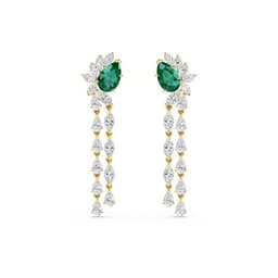 14K Yellow Gold Lab Grown Diamond EARRINGS 5.32 ctw SJE33389-3.00CT