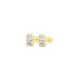 14K Yellow Gold Lab Grown Diamond EARRINGS 3.00 ctw SJE33451RDT-3.00CT