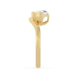 14K Yellow Gold Lab Grown Diamond ENGAGEMENT RINGS 2.00 ctw SJER00031MOV-2.00CT