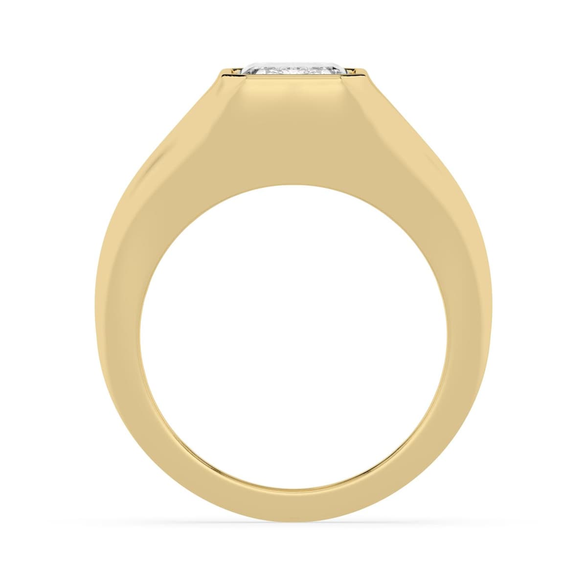 14K Yellow Gold Lab Grown Diamond ENGAGEMENT RINGS 3.00 ctw SJER00075EM-3.00CT