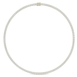 14K Yellow Gold Lab Grown Diamond NECKLACE 6.85 ctw SJN08019-6.83CT-16IN