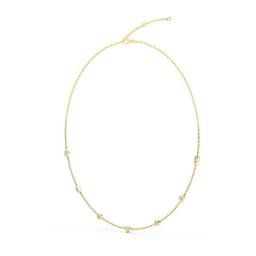 14K Yellow Gold Lab Grown Diamond NECKLACE 1.09 ctw SJN08220MS-1.00CT