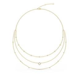 14K Yellow Gold Lab Grown Diamond NECKLACE 1.33 ctw SJN08245-1.38CT-18IN