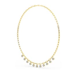 14K Yellow Gold Lab Grown Diamond NECKLACE 4.40 ctw SJN08256-4.38CT-18IN
