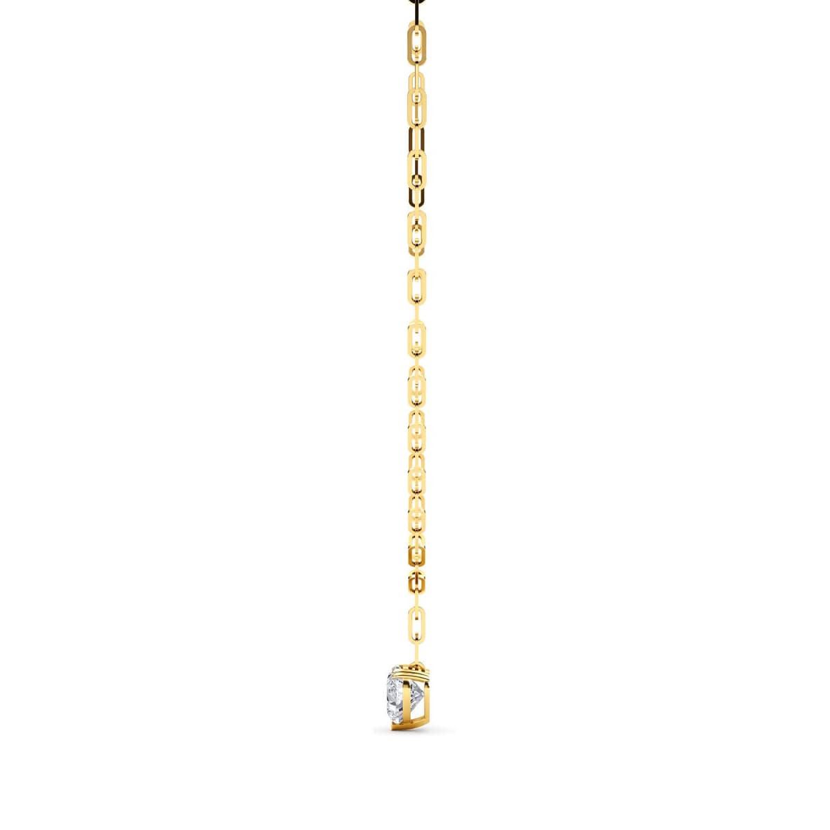 14K Yellow Gold Lab Grown Diamond NECKLACE 7.07 ctw SJN08257HT-7.00CT-18IN
