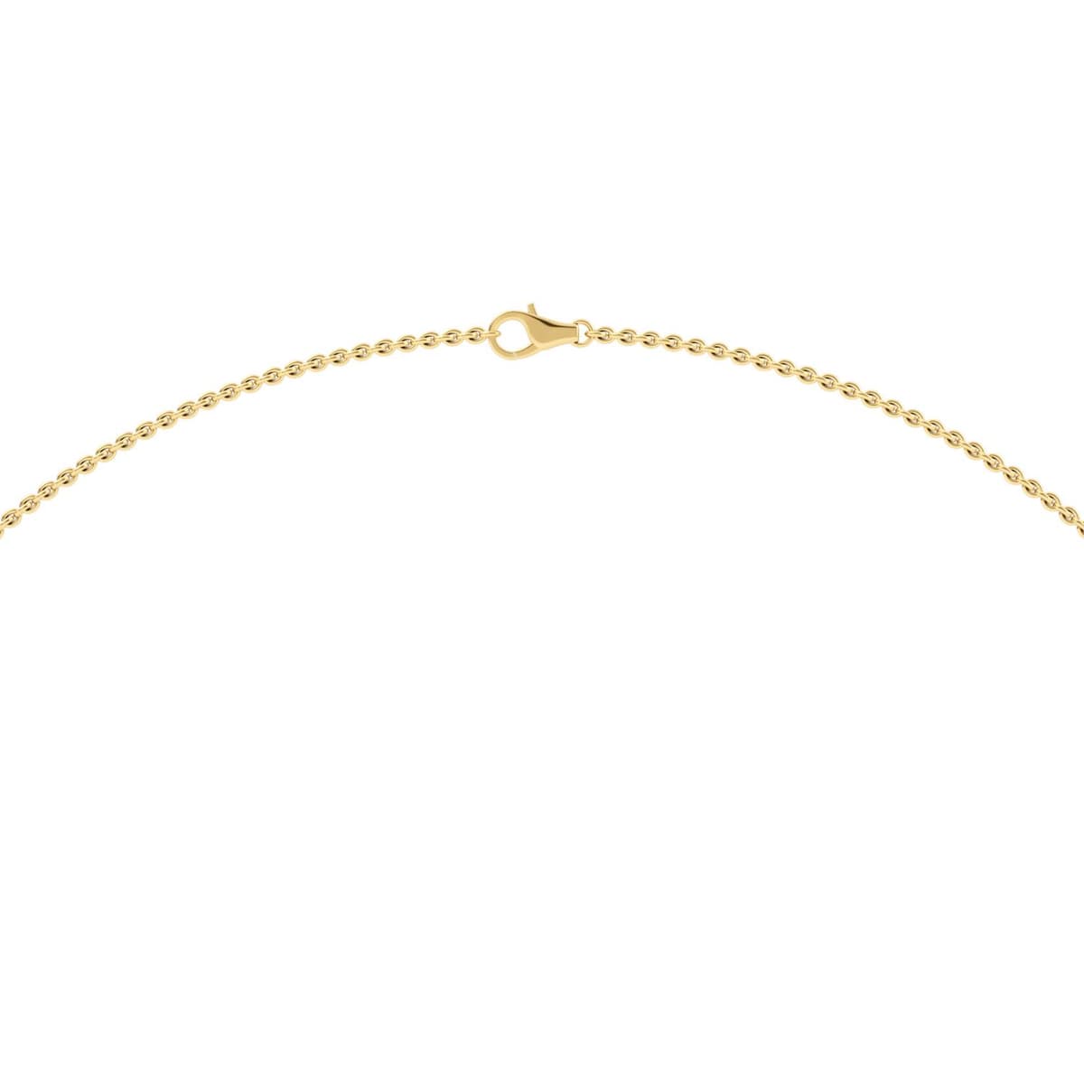 14K Yellow Gold Lab Grown Diamond NECKLACE 4.05 ctw SJN08319-4.00CT