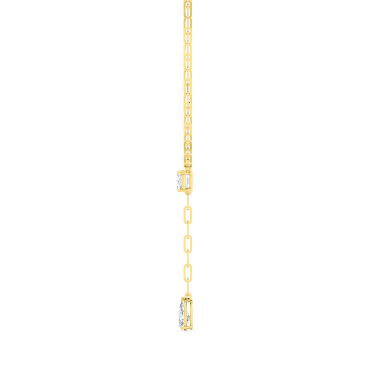 14K Yellow Gold Lab Grown Diamond NECKLACE 8.12 ctw SJN08338-8.00CT-15IN