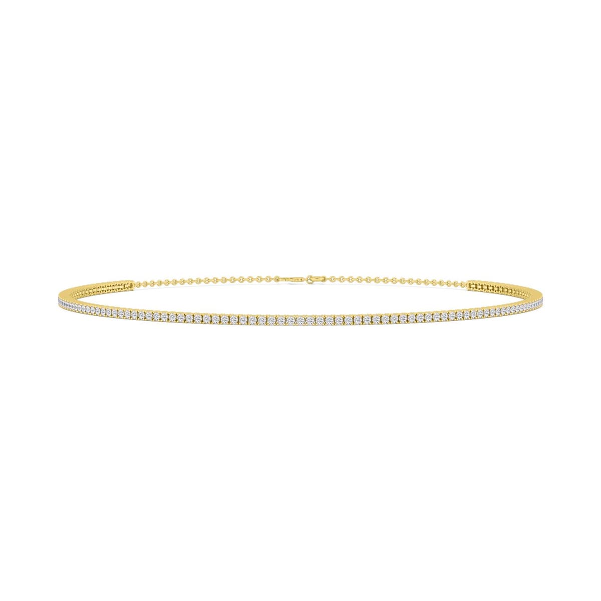 14K Yellow Gold Lab Grown Diamond NECKLACE 9.52 ctw SJN08364-9.50CT-14IN
