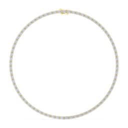 14K Yellow Gold Lab Grown Diamond NECKLACE 38.00 ctw SJN08442EM-0.50PT-18IN