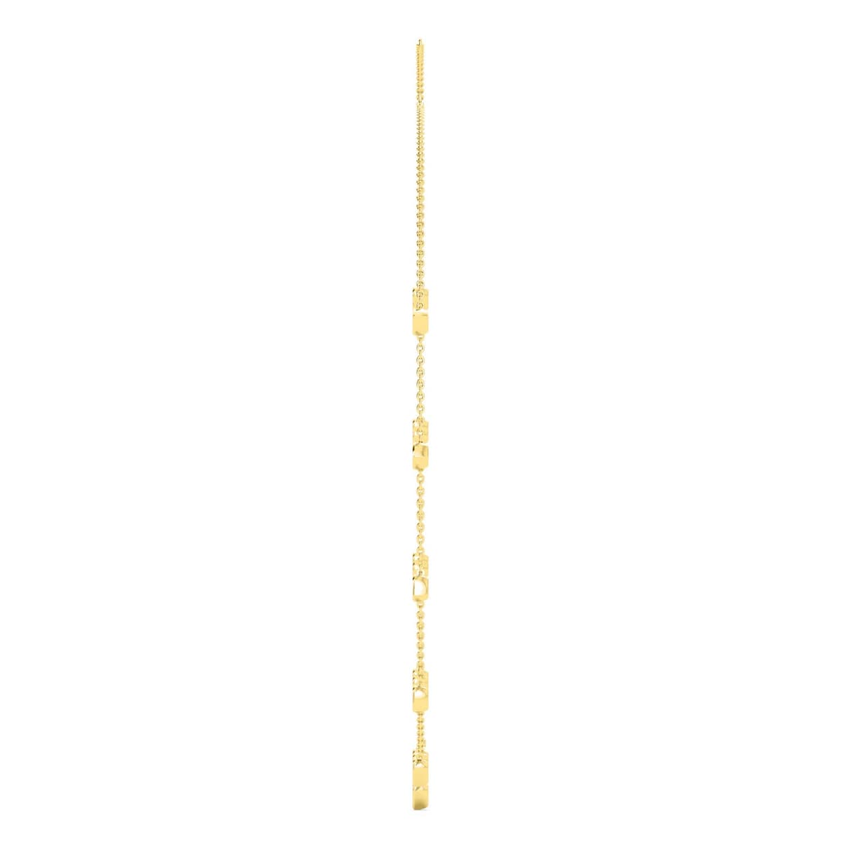 14K Yellow Gold Lab Grown Diamond NECKLACE 3.30 ctw SJN08464HT-3.33CT-16IN