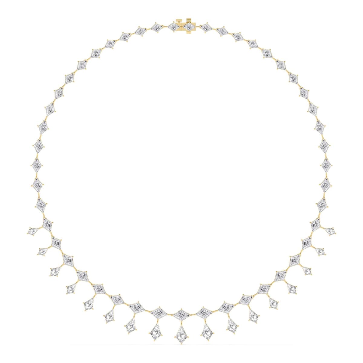 14K Yellow Gold Lab Grown Diamond NECKLACE 23.26 ctw SJN08611LZKT-21.38-16IN