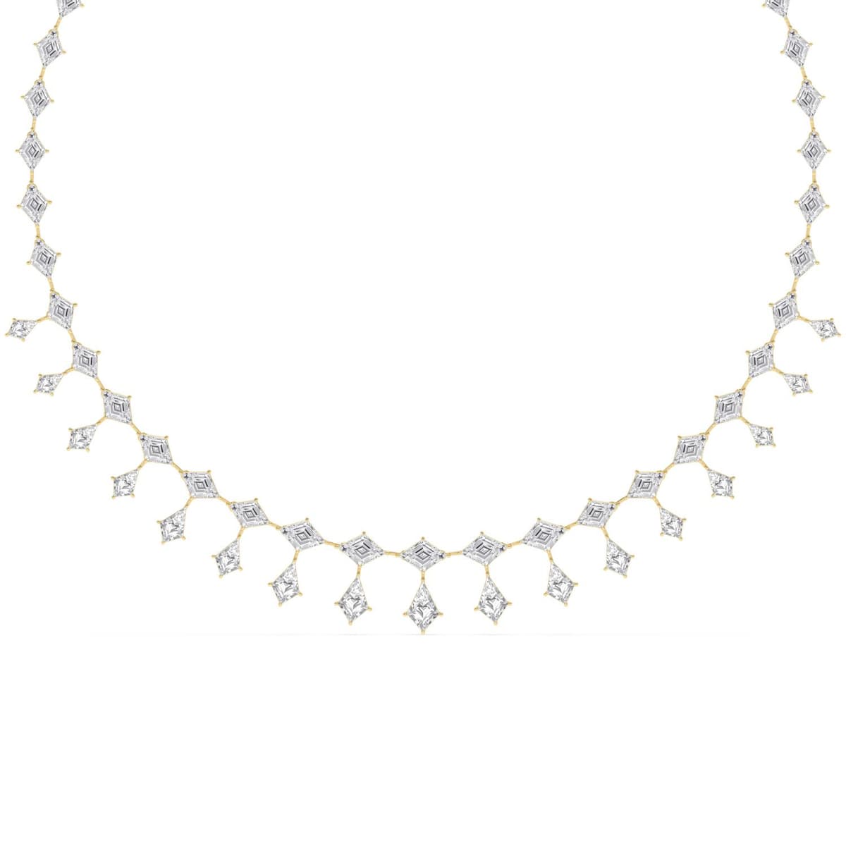 14K Yellow Gold Lab Grown Diamond NECKLACE 23.26 ctw SJN08611LZKT-21.38-16IN