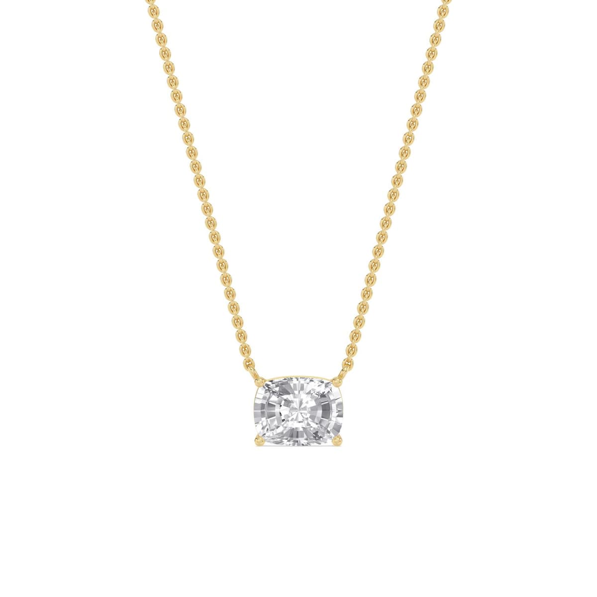 14K Yellow Gold Lab Grown Diamond PENDANT 1.58 ctw SJP31603CU-1.50CT
