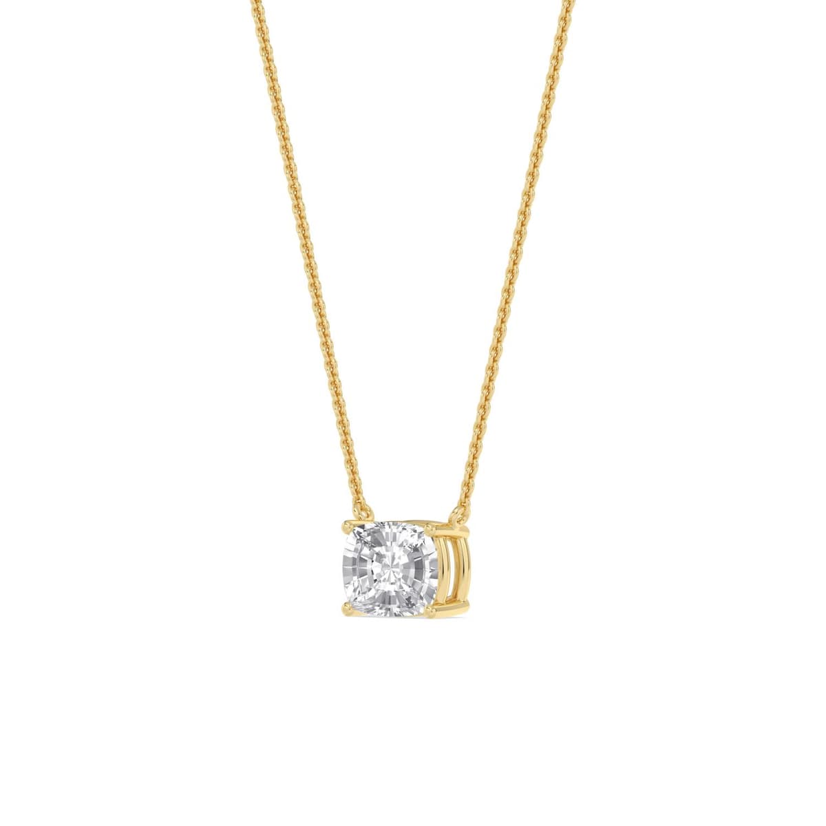 14K Yellow Gold Lab Grown Diamond PENDANT 1.58 ctw SJP31603CU-1.50CT