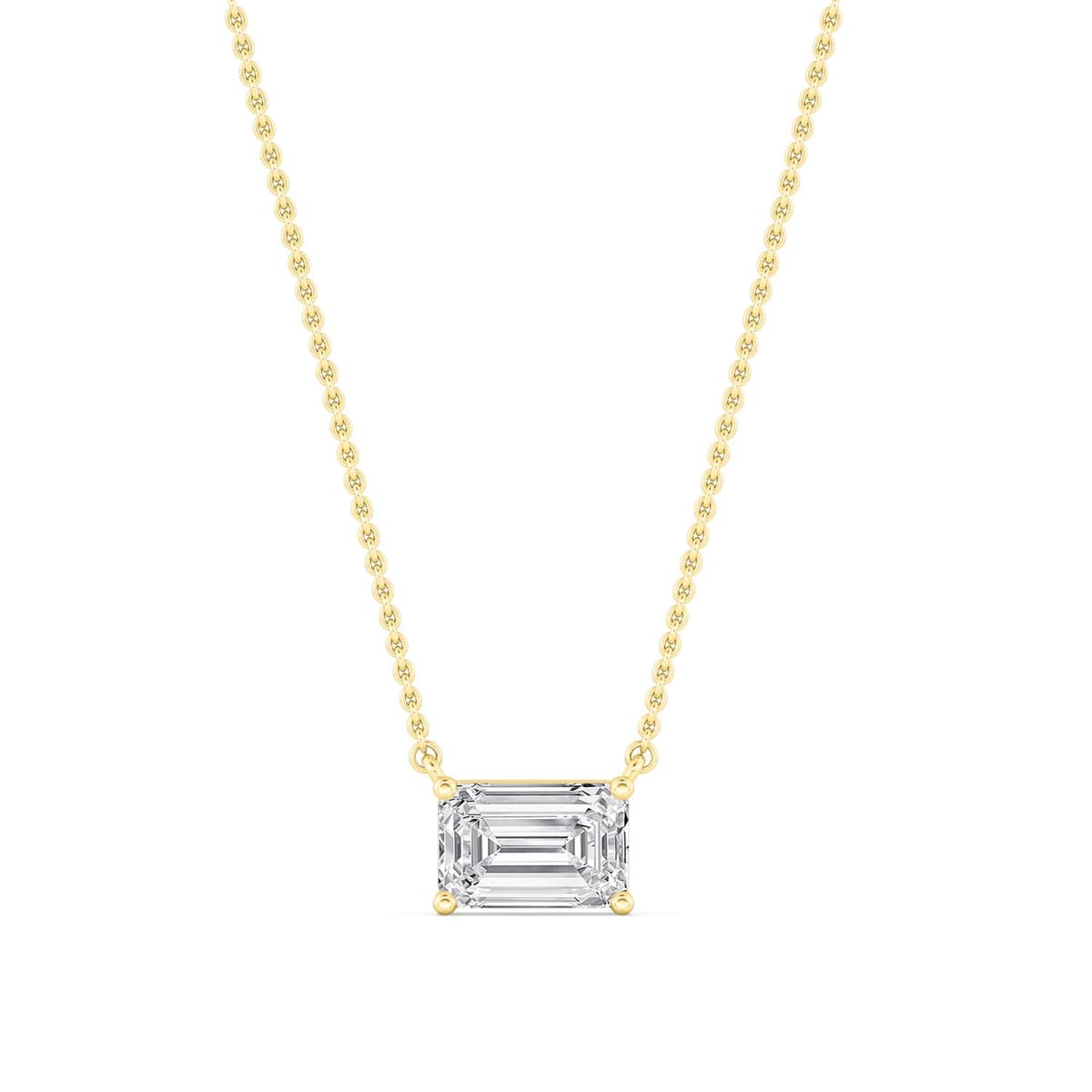 14K Yellow Gold Lab Grown Diamond PENDANT 2.00 ctw SJP31603EM-2.00CT