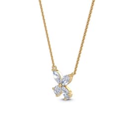 14K Yellow Gold Lab Grown Diamond PENDANT 0.44 ctw SJP31606-0.50CT