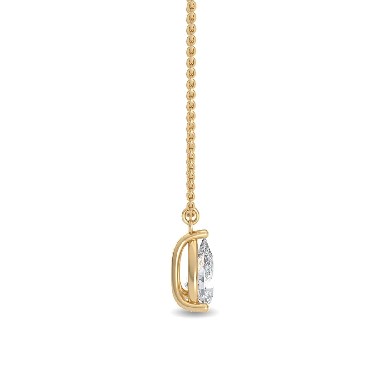 14K Yellow Gold Lab Grown Diamond PENDANT 1.04 ctw SJP31632PE-1.00CT