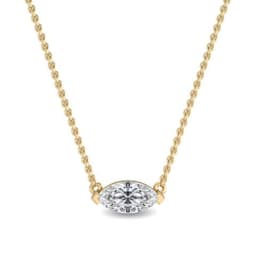 14K Yellow Gold Lab Grown Diamond PENDANT 0.63 ctw SJP31680MQ-0.63CT