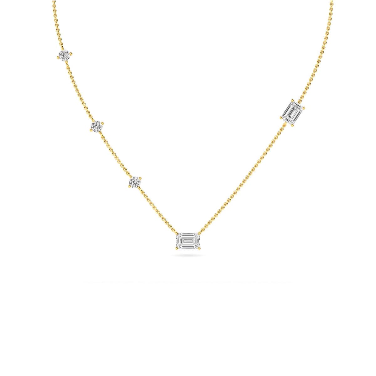 14K Yellow Gold Lab Grown Diamond PENDANT 2.55 ctw SJP32015-2.50CT