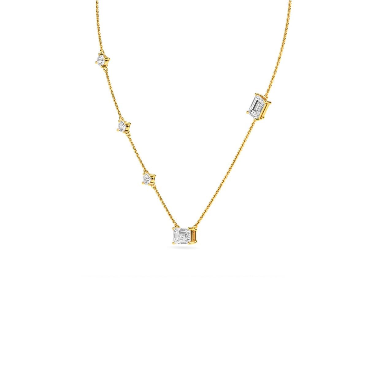14K Yellow Gold Lab Grown Diamond PENDANT 2.55 ctw SJP32015-2.50CT