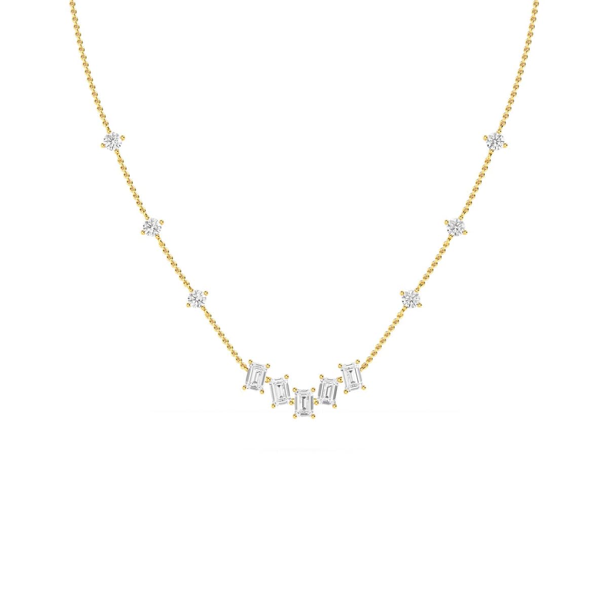 14K Yellow Gold Lab Grown Diamond PENDANT 1.84 ctw SJP32016-1.83CT