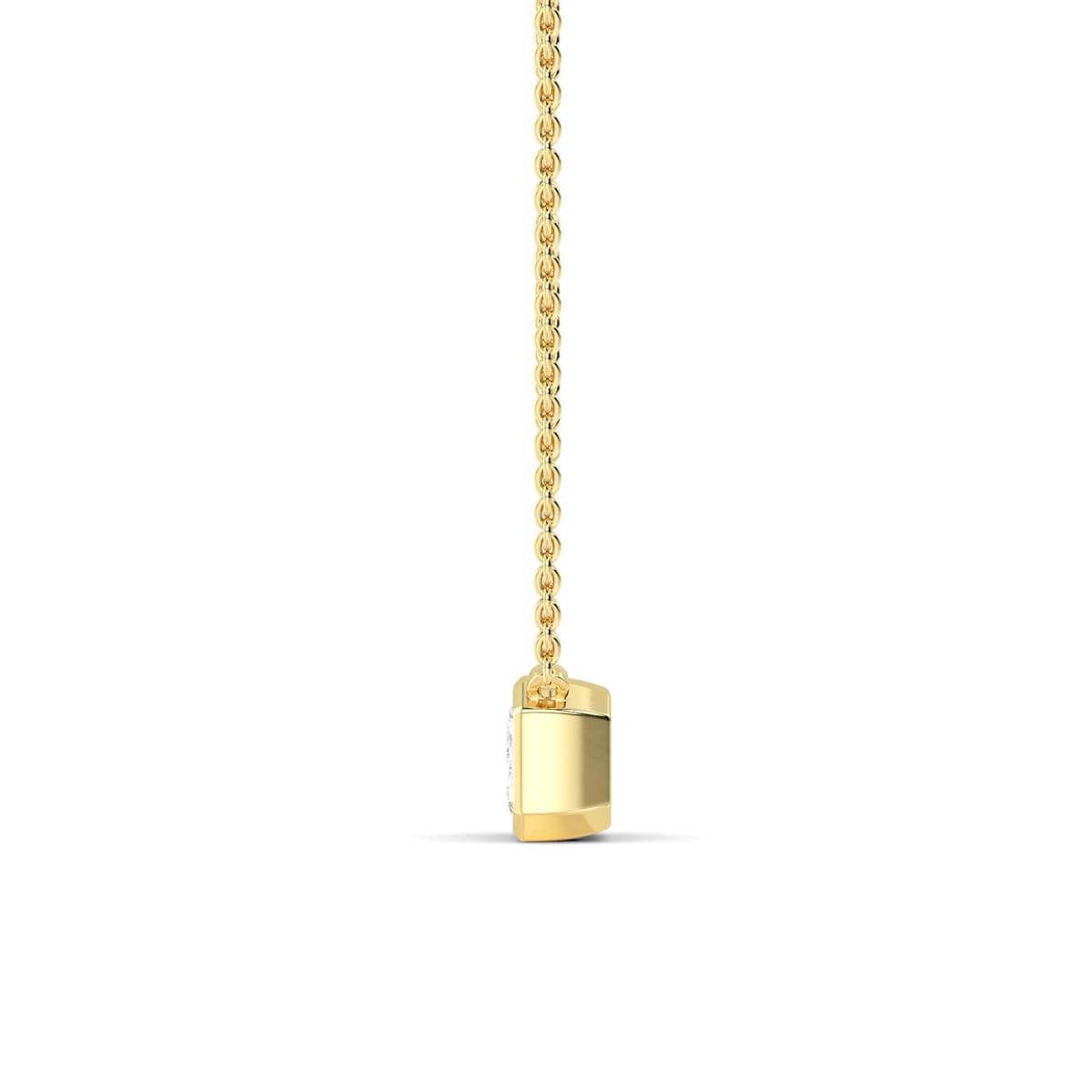 14K Yellow Gold Lab Grown Diamond PENDANT 3.09 ctw SJP32422EM-3.00CT