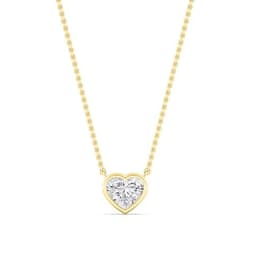 14K Yellow Gold Lab Grown Diamond PENDANT 1.01 ctw SJP32422HT-1.00CT