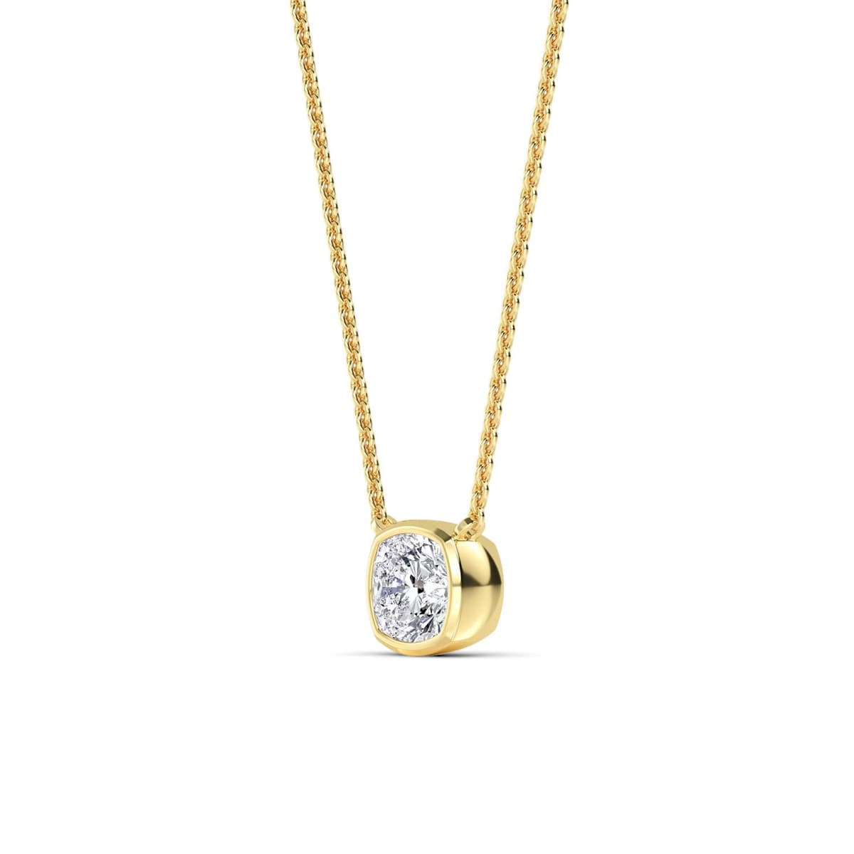 14K Yellow Gold Lab Grown Diamond PENDANT 2.08 ctw SJP32422SCU-2.00CT