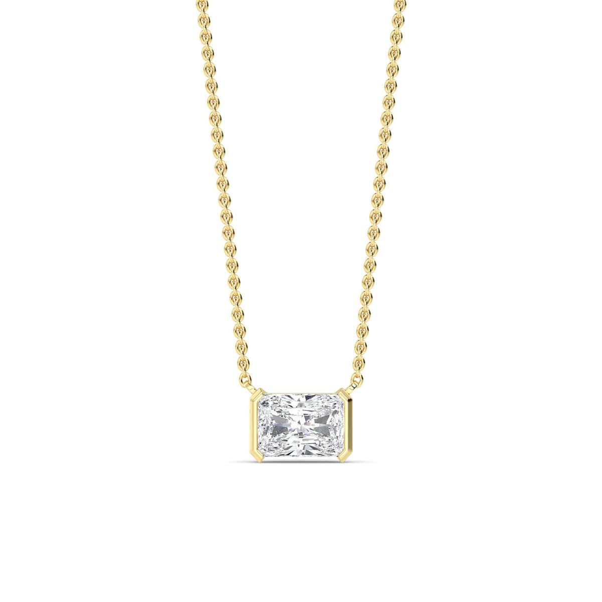 14K Yellow Gold Lab Grown Diamond PENDANT 2.03 ctw SJP32429EM-2.00CT