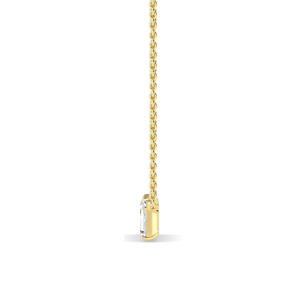 14K Yellow Gold Lab Grown Diamond PENDANT 1.02 ctw SJP32474-1.10CT