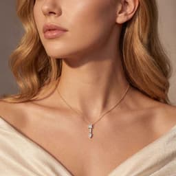 14K Yellow Gold Lab Grown Diamond PENDANT 3.15 ctw SJP32815-3.00CT