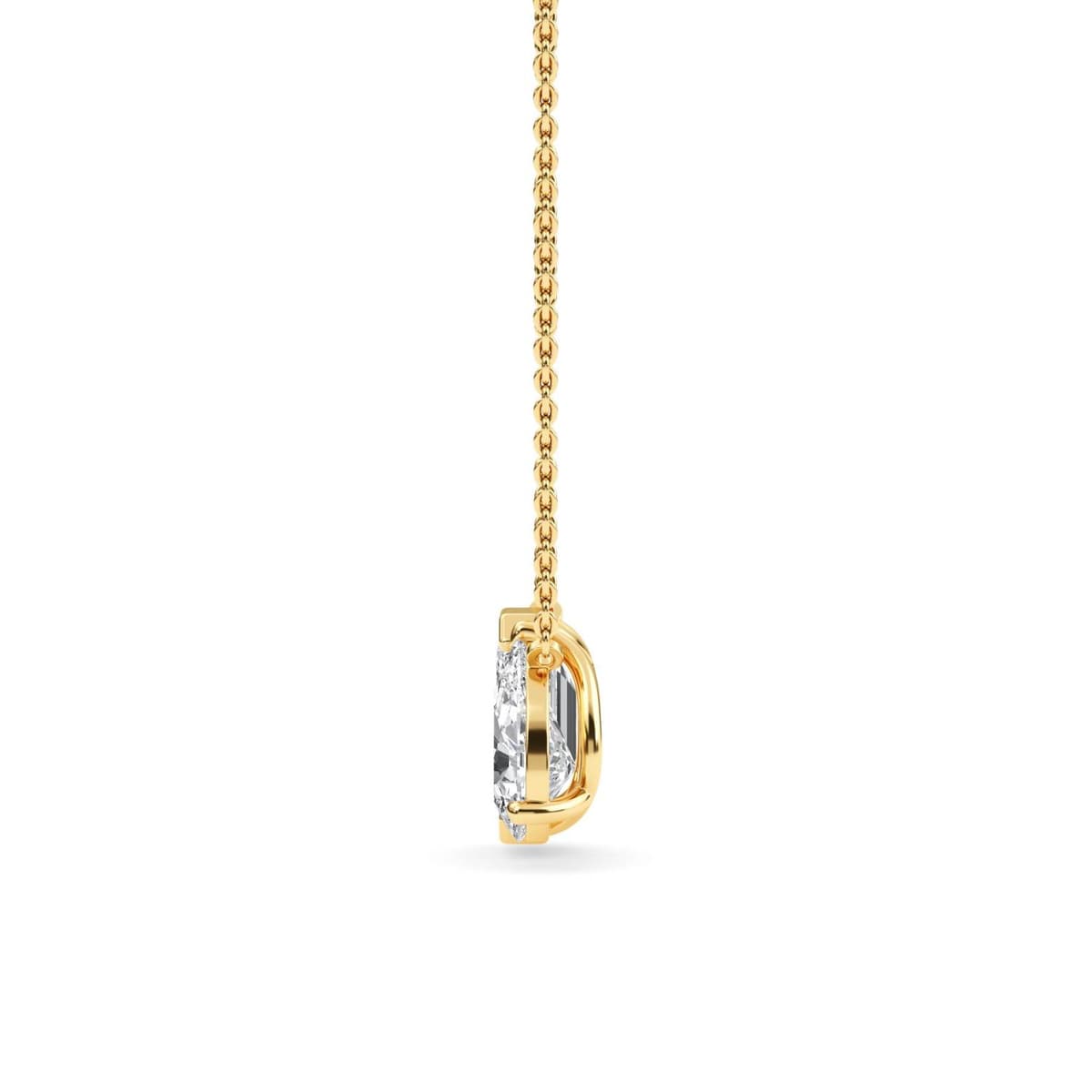 14K Yellow Gold Lab Grown Diamond PENDENT SET 3.04 ctw SJPSP210114EMPE-3.00CT