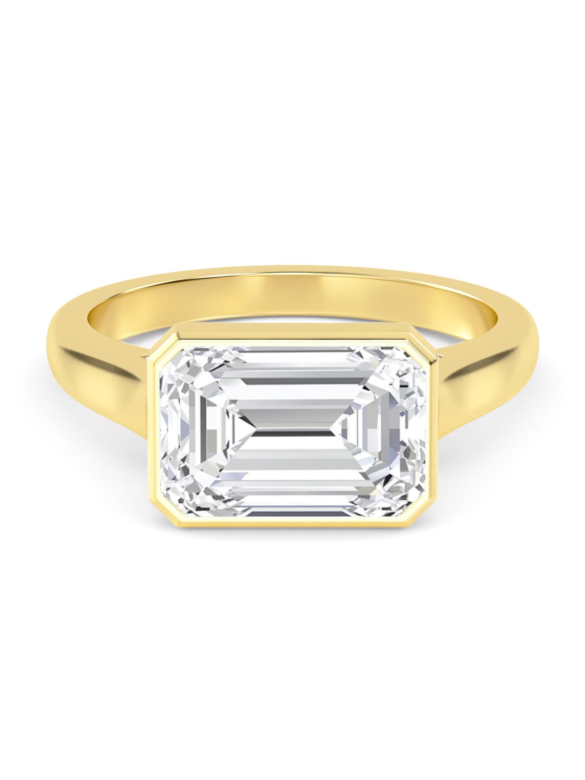14K Yellow Gold Lab Grown Diamond Engagement Ring 3.11 ctw SJR60324RDT-3.00CT